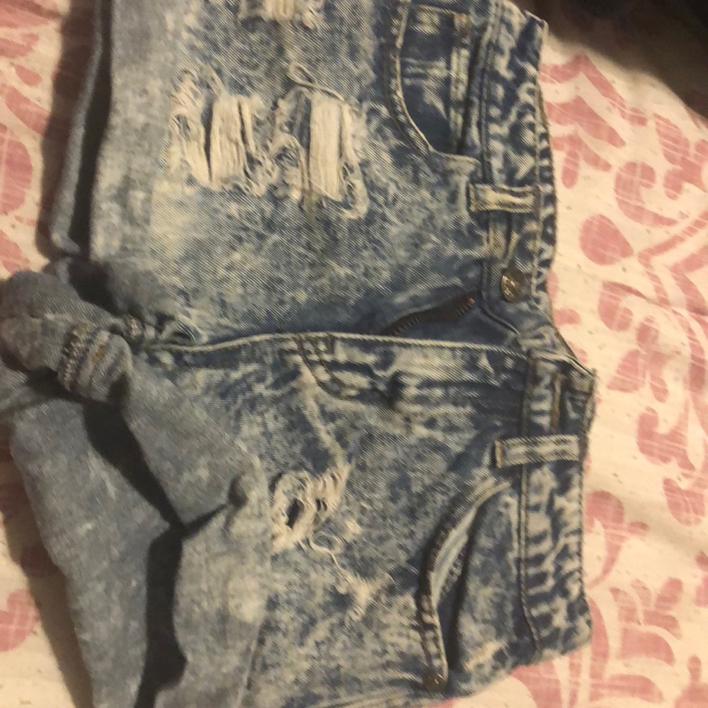 High waisted shorts